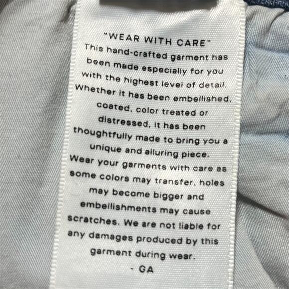 Good American Good Legs Ultimate Skinny Crop Jean in Blue 752 Size 8 - Picture 12 of 14